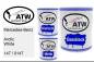 Preview: Mercedes-Benz, Arctic White, 147 / 0147: 1L Lackdose + 1L Klarlack + 500ml Härter - Set, von ATW Autoteile West.